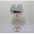 verres de verre à vin de couleur personnalisés